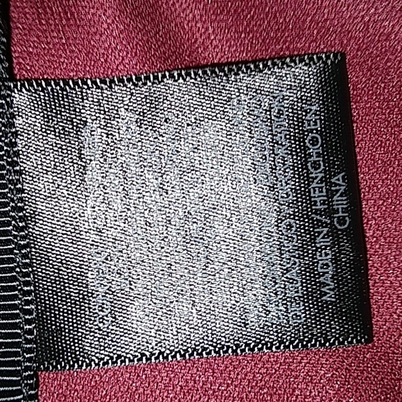 Kim Kardashian sleeveless dress wine size XL 14-16 - Picture 6 of 6